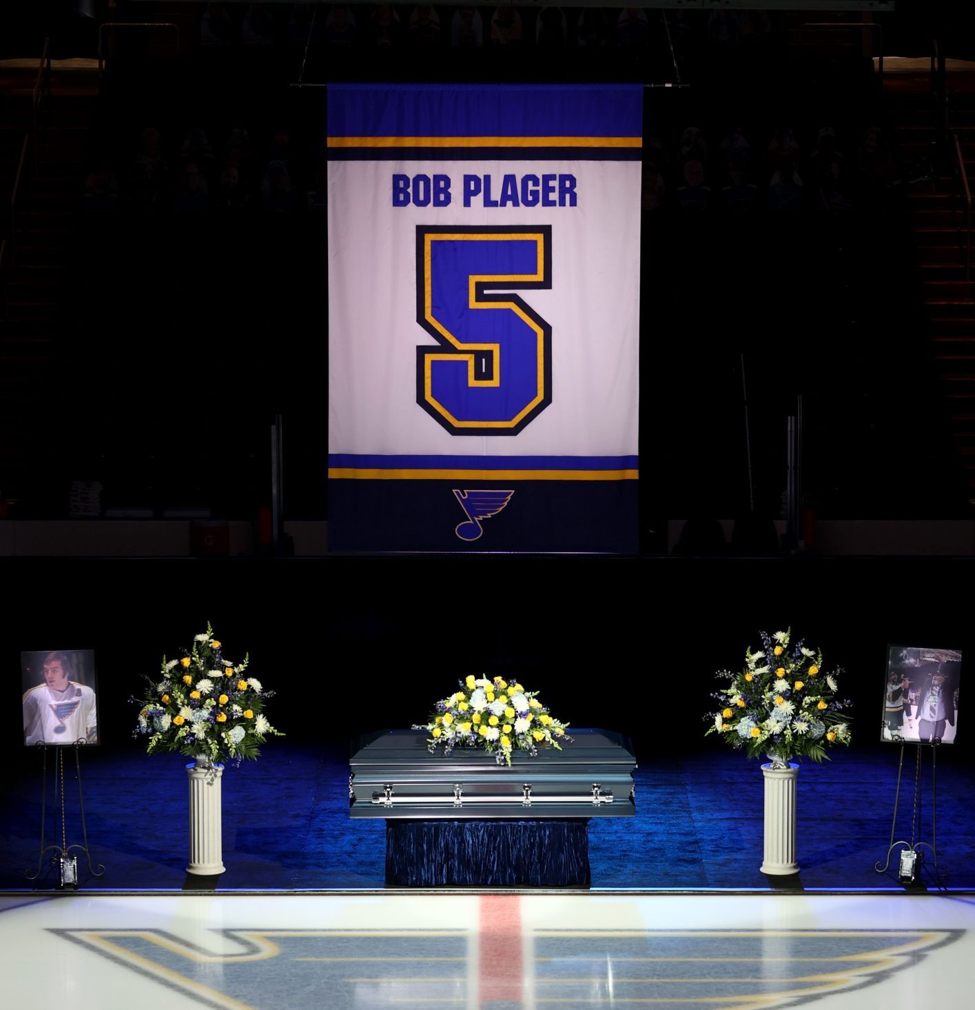 Memorial for Bobby Plager at the Enterprise Center